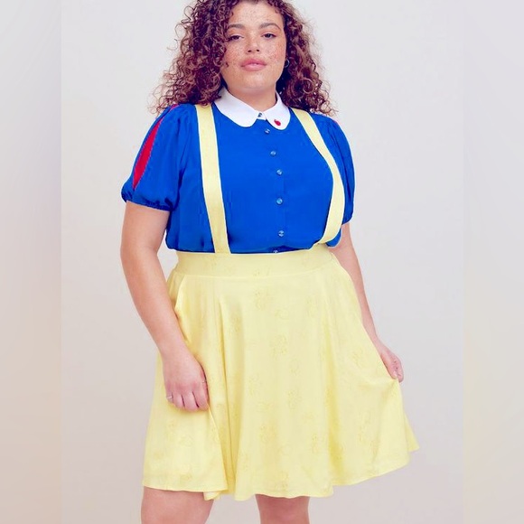 Sz4,4x,26 Plus Size Torrid Skirt Disney Princess Snow Skirtall Jumper Skater - Picture 4 of 13